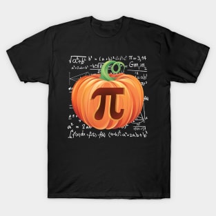 Pumpkin Pi Day Math Halloween Thanksgiving T-Shirt